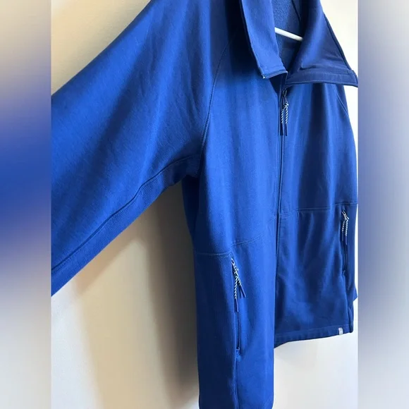 Talbots Royal Blue Zip-Front Bomber Jacket - Picture 2 of 14